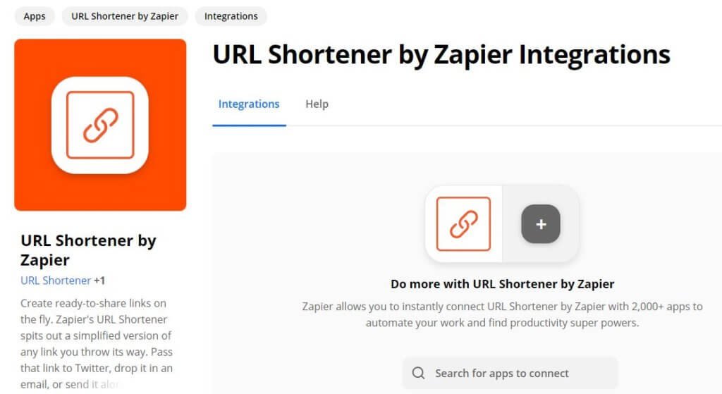 shortener by zapier