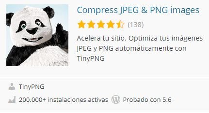 plugin compress jpeg & png images para optimizacion de imagenes wordpress