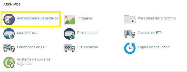 archivos-cpanel