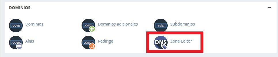 cpanel-zone-editor