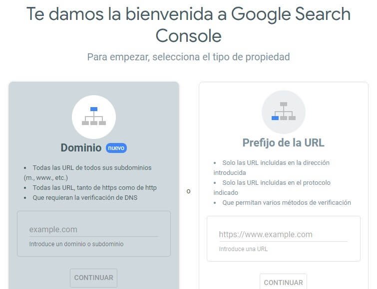 google-search-console-bienvenida